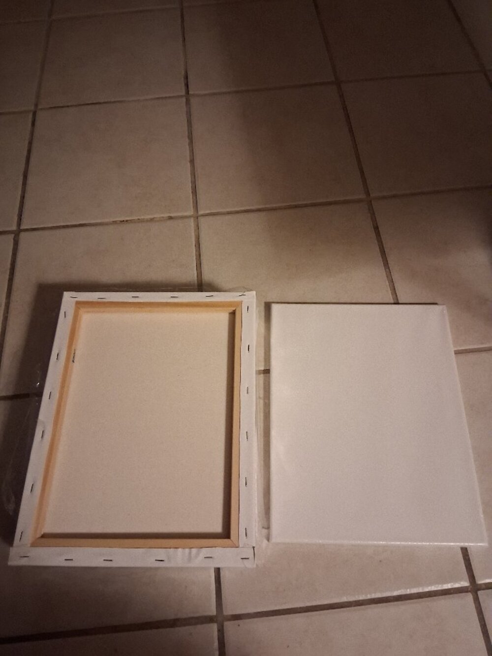 11' x 14" canvas for painting   7-pack    White